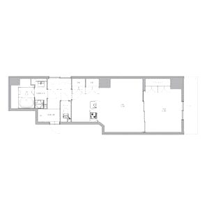 南堀江アパートメントグランデの間取り図
