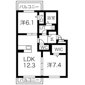 コンフォールZEN (S棟) Sの間取り図