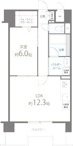 エル・イソベ三宮の間取り図