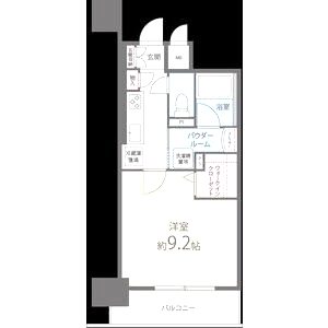 エル・イソベ三宮の間取り図