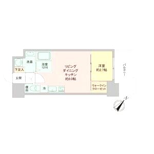 セレニテ神戸西エクラの間取り図