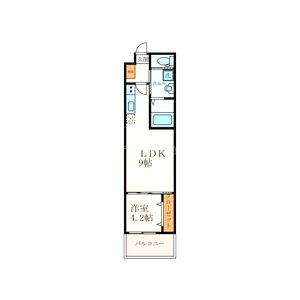 LUORE+尼崎の間取り図