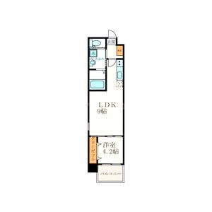 LUORE+尼崎の間取り図