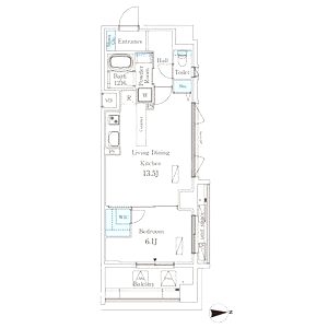 STANDZ西院の間取り図