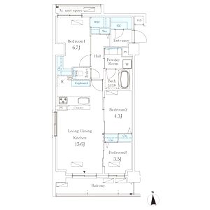 STANDZ西院の間取り図