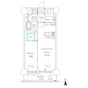 STANDZ西院の間取り図