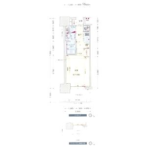 プレサンス三宮東フィールの間取り図
