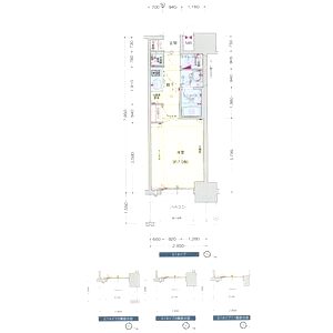 プレサンス三宮東フィールの間取り図
