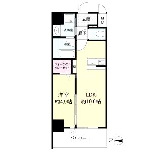 ストーリア茨木(旧トリニティ茨木)の間取り図