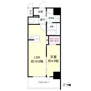 ストーリア茨木(旧トリニティ茨木)の間取り図