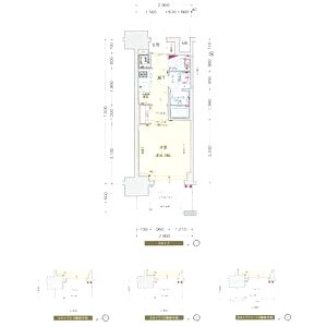 プレサンス大阪城公園ネクサスの間取り図