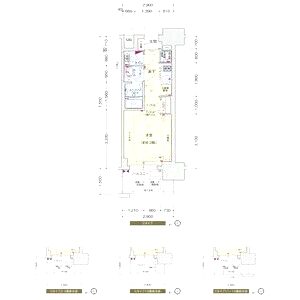 プレサンス大阪城公園ネクサスの間取り図
