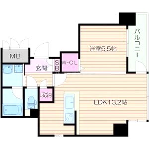 ジュネファーレIの間取り図
