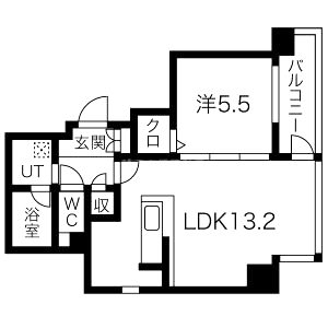 ジュネファーレIの間取り図