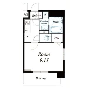 アルモニー花屋町の間取り図