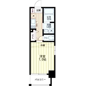 アネスト谷町の間取り図