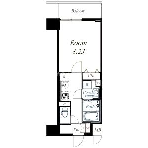 ボンニー元町の間取り図