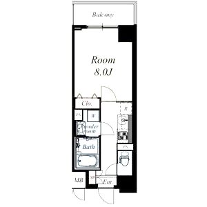 ボンニー元町の間取り図