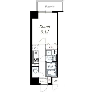 ボンニー元町の間取り図