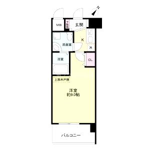 CASSIA十三の間取り図
