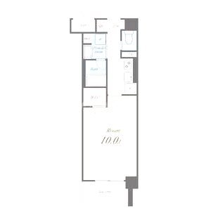 グローリードミール開田の間取り図