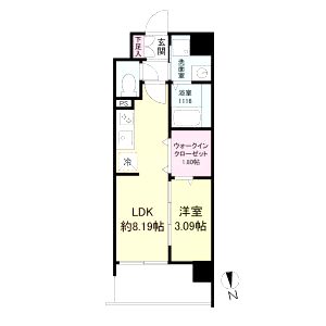 WORVE吹田江坂の間取り図