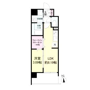 WORVE吹田江坂の間取り図