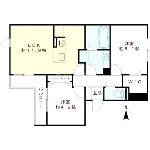 インペリアルタナベの間取り図
