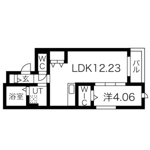 プラチナコート西宮の間取り図