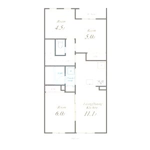 サウスリッシュ岩倉の間取り図