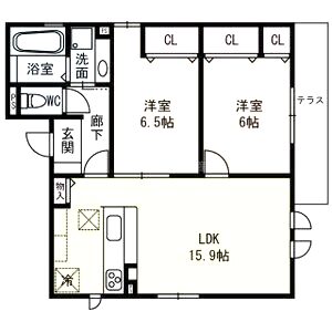 M・K squareIIの間取り図