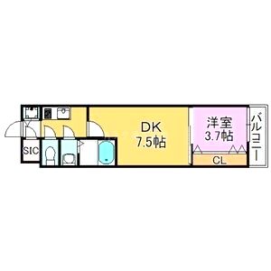 レーヴメゾン出屋敷の間取り図