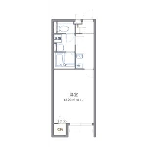 クレイノ太秦天神川の間取り図