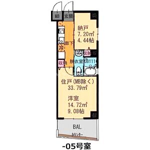 グランシアター高井田の間取り図