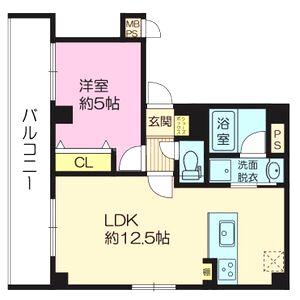ゼクス鴫野東の間取り図