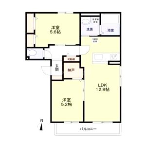 ハイムオオトリの間取り図