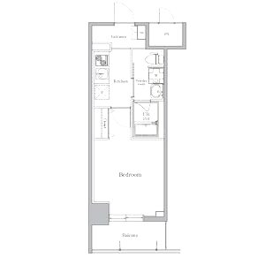 エルプレイス江坂IIの間取り図