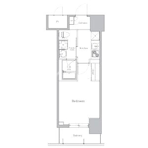 エルプレイス江坂IIの間取り図