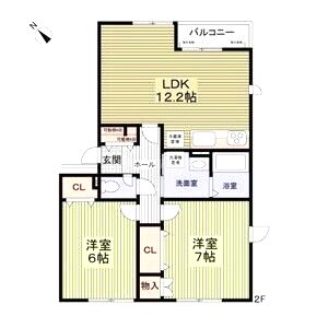 グランジュール欅の間取り図