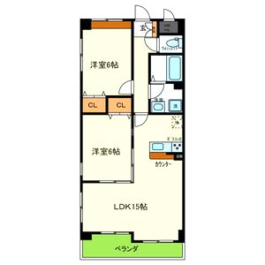 ソーテルヌ弐番館の間取り図