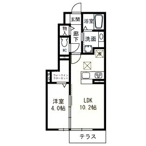 メゾン田中ー海老江Iの間取り図