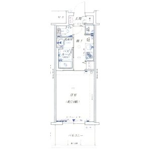 レジデンス南森町の間取り図