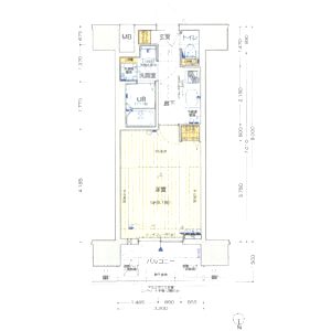 レオンコンフォート難波サウスゲートの間取り図