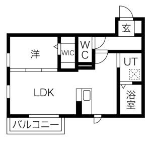 Amber Cube B棟の間取り図