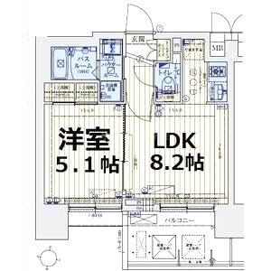 スワンズシティ梅田シエロの間取り図