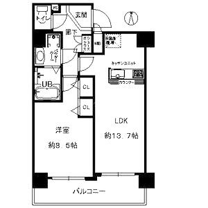 スワンズ京都油小路の間取り図