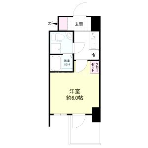 セレニテフラン新大阪の間取り図