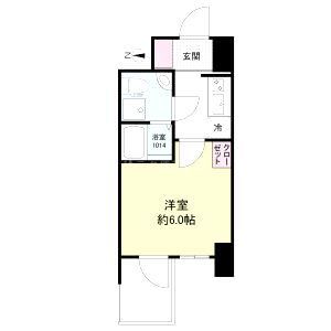セレニテフラン新大阪の間取り図