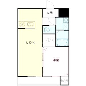 カサベルテ北花田 III棟の間取り図