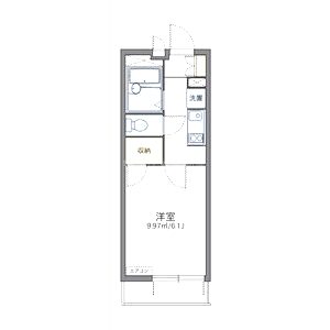 レオパレストライズ2の間取り図
